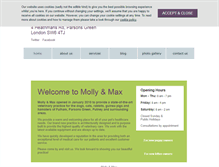 Tablet Screenshot of mollymax.co.uk